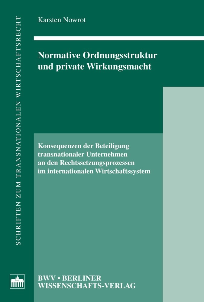 Normative Ordnungsstruktur und private Wirkungsmacht main product photo