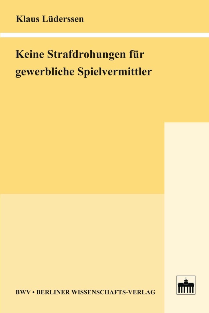 Keine Strafdrohungen für gewerbliche Spielvermittler main product photo