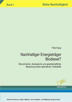 Nachhaltiger Energieträger Biodiesel?
