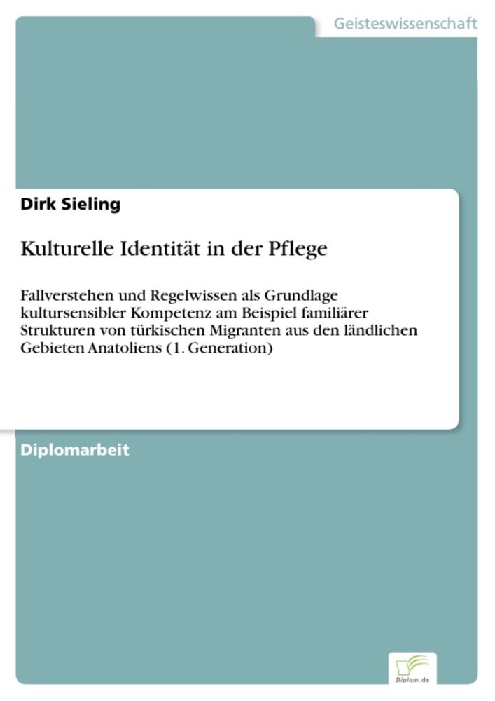 Kulturelle Identität in der Pflege main product photo