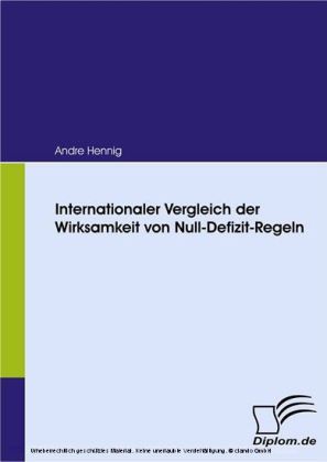 Internationaler Vergleich der Wirksamkeit von Null-Defizit-Regeln