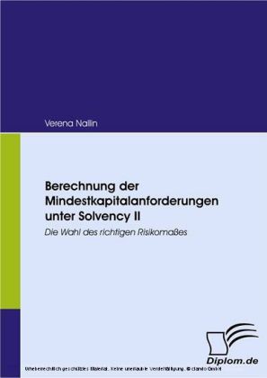 Berechnung der Mindestkapitalanforderungen unter Solvency II