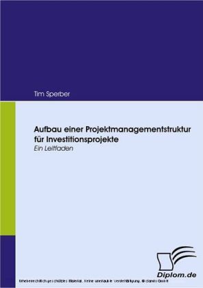 Aufbau einer Projektmanagementstruktur für Investitionsprojekte. Ein Leitfaden