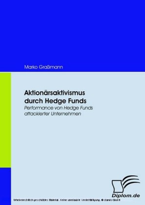 Aktionärsaktivismus durch Hedge Funds