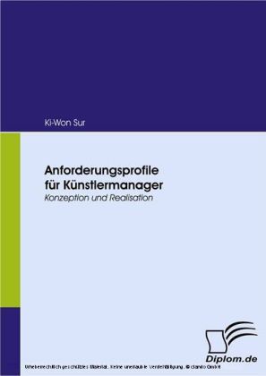 Anforderungsprofile für Künstlermanager