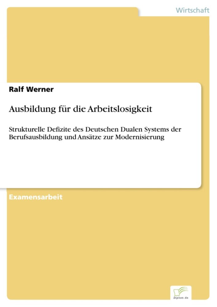 Ausbildung für die Arbeitslosigkeit main product photo