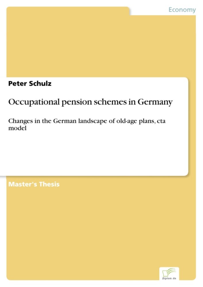 Occupational pension schemes in Germany main product photo
