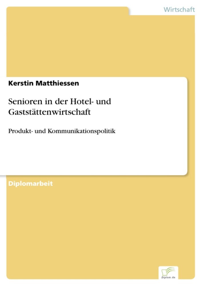 Senioren in der Hotel- und Gaststättenwirtschaft main product photo
