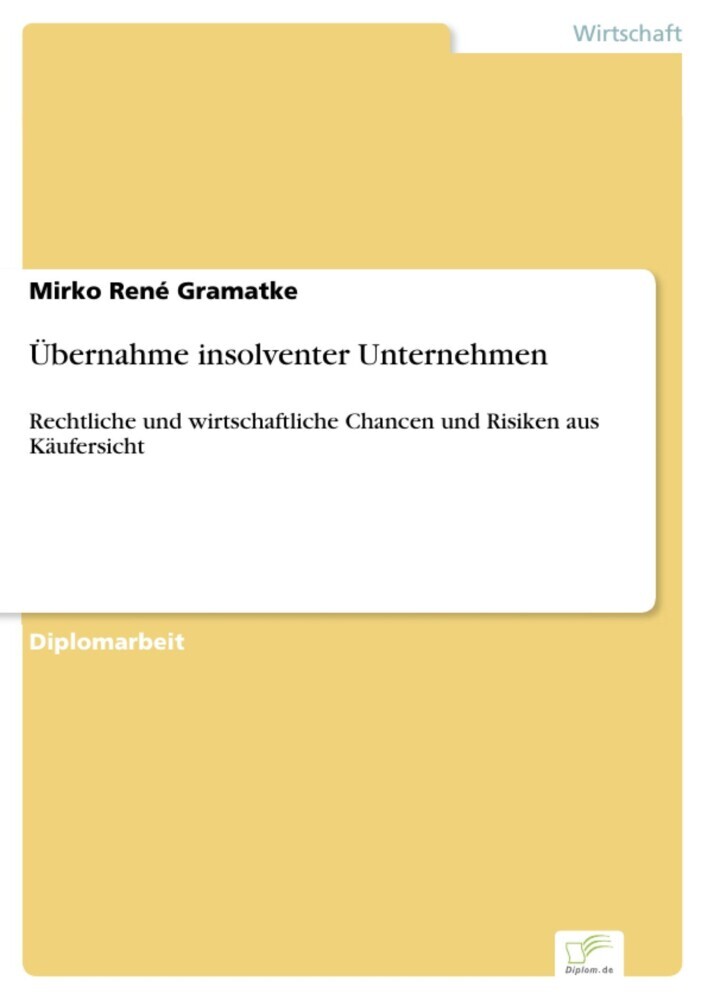 Übernahme insolventer Unternehmen main product photo