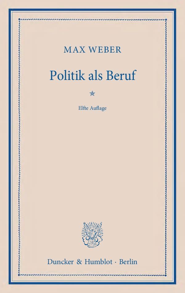 Politik als Beruf main product photo