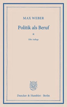 Politik als Beruf