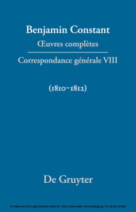 Correspondance générale 1810-1812