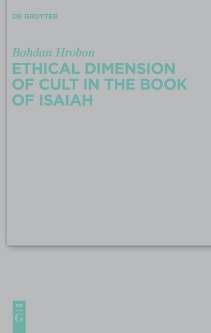 Ethical Dimension of Cult in the Book of Isaiah main product photo