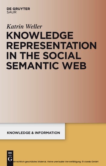 Knowledge Representation in the Social Semantic Web main product photo