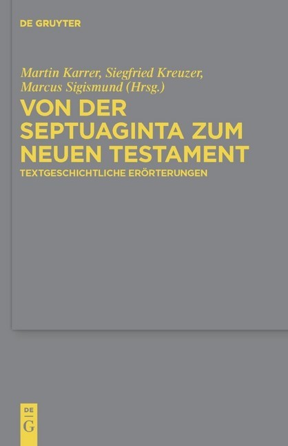Von der Septuaginta zum Neuen Testament main product photo
