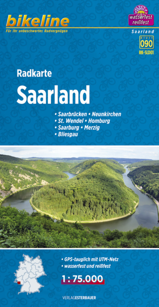 Bikeline Radkarte Saarland main product photo
