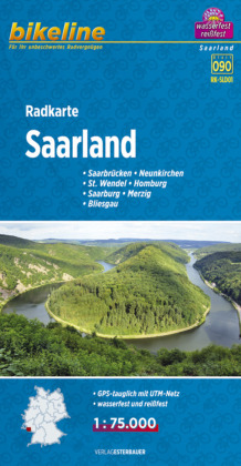Bikeline Radkarte Saarland