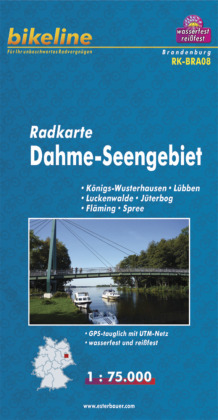 Bikeline Radkarte Dahme-Seengebiet