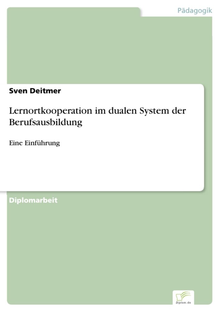 Lernortkooperation im dualen System der Berufsausbildung main product photo