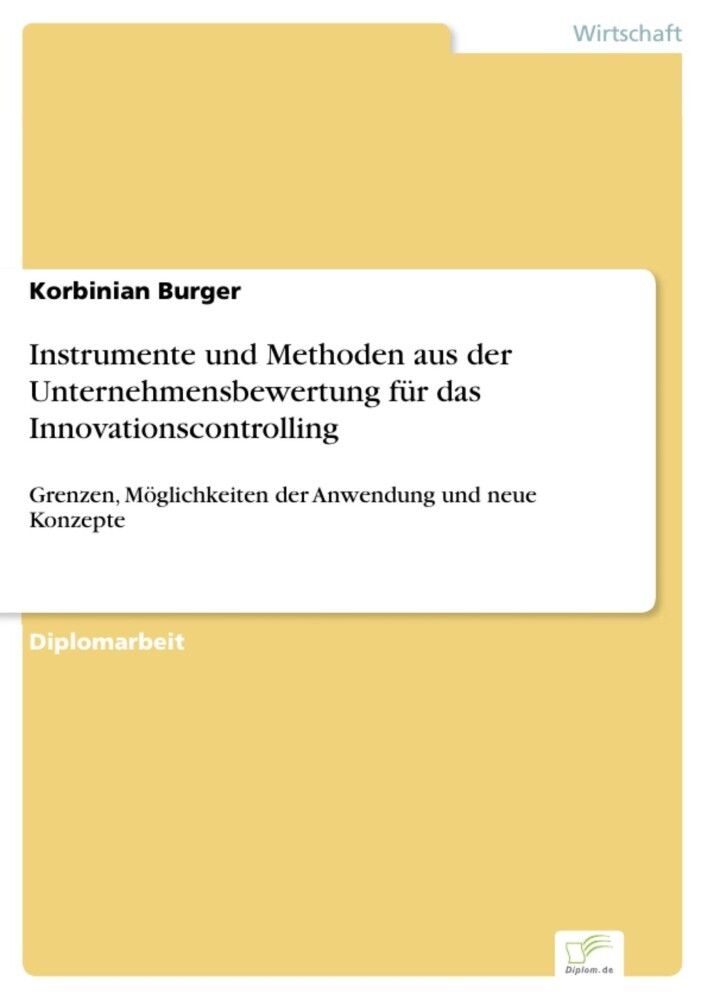 Instrumente und Methoden aus der Unternehmensbewertung für das Innovationscontrolling main product photo