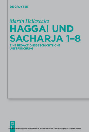 Haggai und Sacharja 1-8