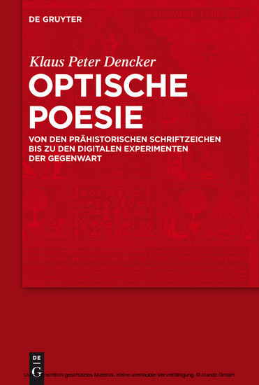 Optische Poesie main product photo