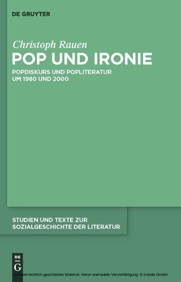 Pop und Ironie main product photo