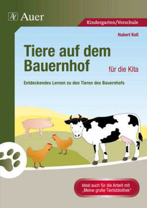 Tiere auf dem Bauernhof für die Kita