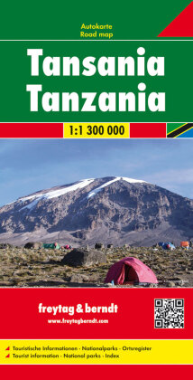 Freytag & Berndt Autokarte Tansania / Tanzania