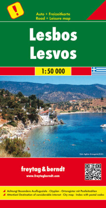 Freytag & Berndt Autokarte Lesbos 1:50.000