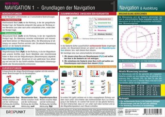 Navigation 1, Info-Tafel