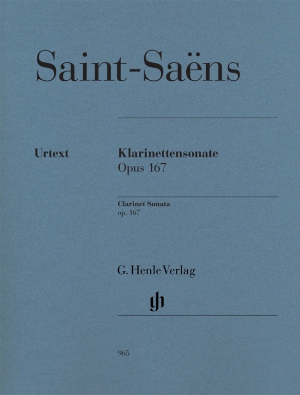 Camille Saint-Saëns - Klarinettensonate op. 167 main product photo