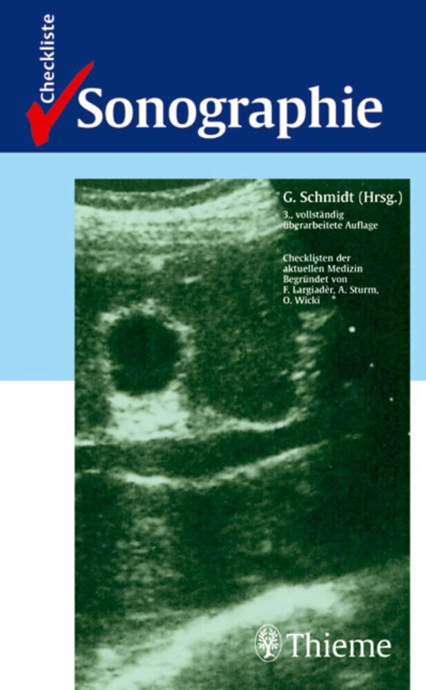 Checkliste Sonographie main product photo