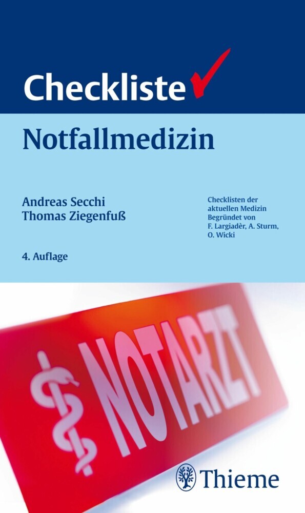Checkliste Notfallmedizin main product photo