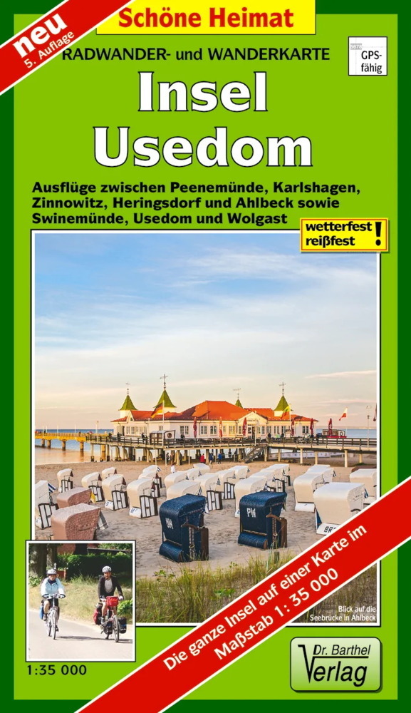 Doktor Barthel Karte Insel Usedom main product photo