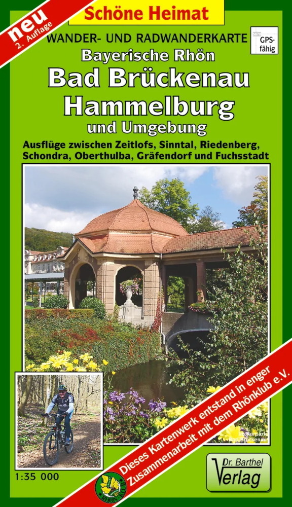 Doktor Barthel Karte Rhön, Bad Brückenau, Hammelburg, und Umgebung main product photo