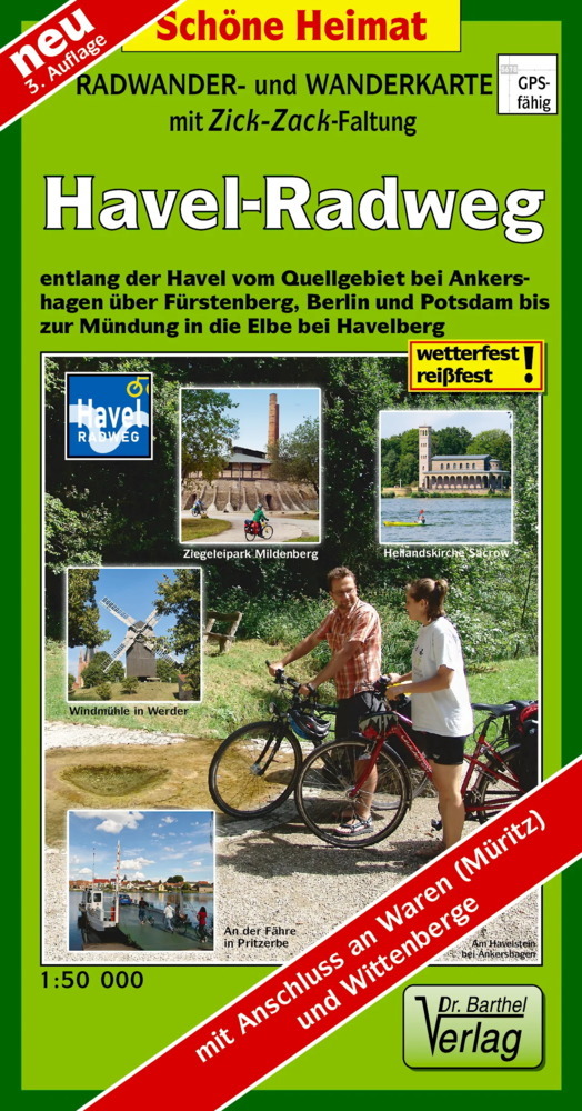 Doktor Barthel Karte Havel-Radweg main product photo