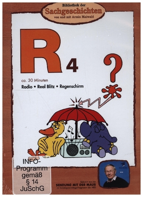 Bibliothek der Sachgeschichten - R4, Radio, Real Blitz, Regenschirm, 1 DVD main product photo