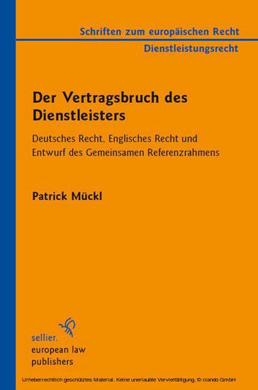 Der Vertragsbruch des Dienstleisters main product photo