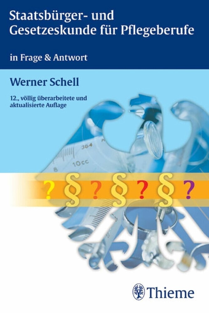 Staatsbürger- und Gesetzeskunde für Pflegeberufe main product photo