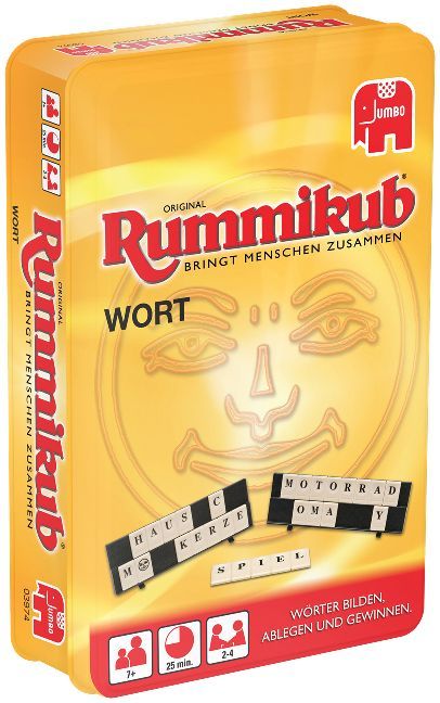 Wort Rummikub Kompakt, in Metalldose (Spiel) main product photo