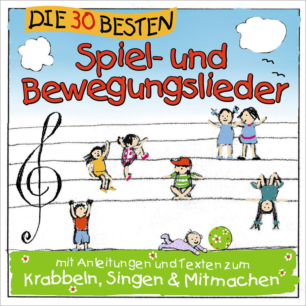 Die 30 besten Spiel- und Bewegungslieder, 1 Audio-CD main product photo