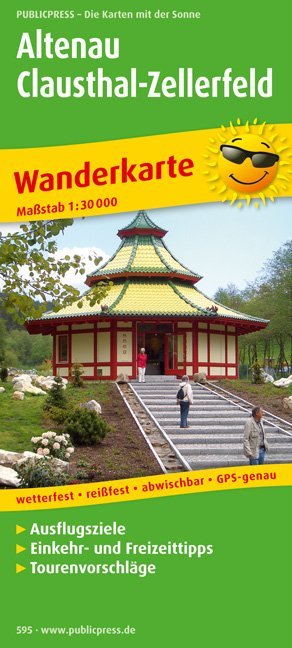 PublicPress Wanderkarte Wanderkarte Altenau - Clausthal-Zellerfeld main product photo