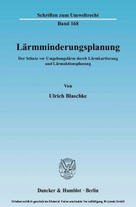 Lärmminderungsplanung.