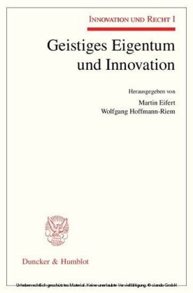 Geistiges Eigentum und Innovation.