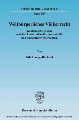 Weltbürgerliches Völkerrecht.