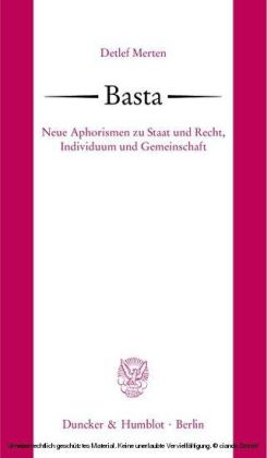 Basta.