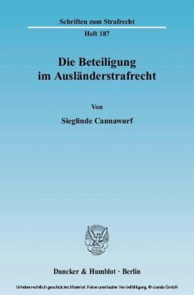 Die Beteiligung im Ausländerstrafrecht.