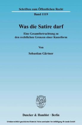 Was die Satire darf.