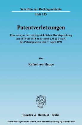 Patentverletzungen.